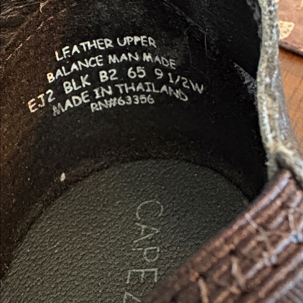 Capezio Black Leather Slip-On Shoes - Picture 3 of 3